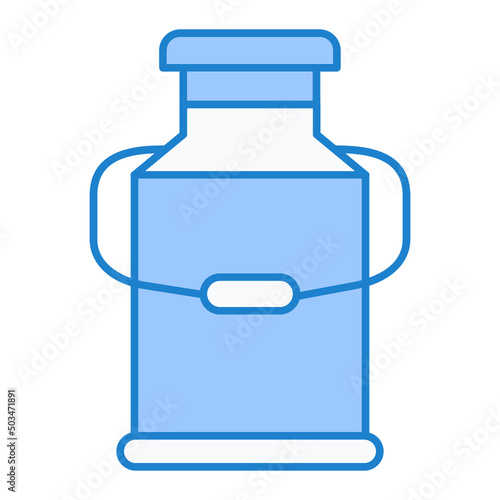 Milk can Icon Design