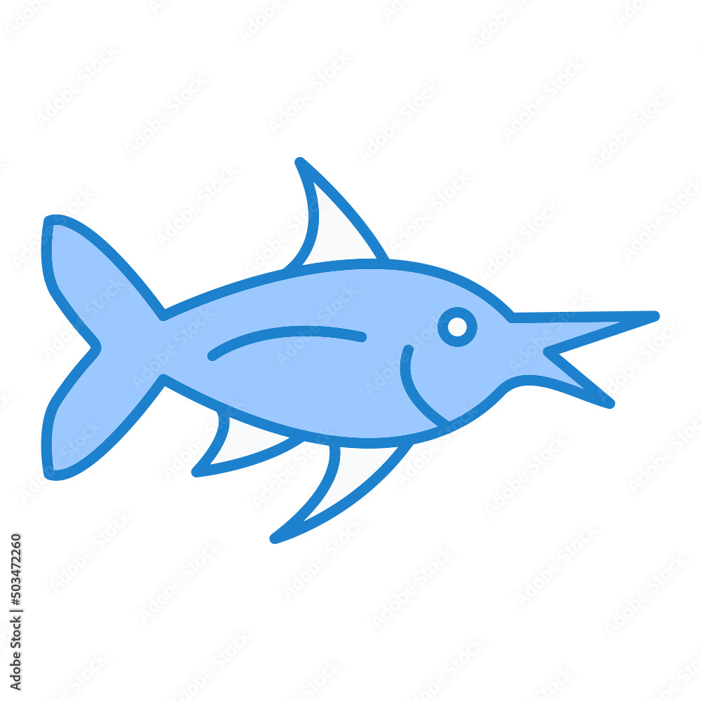 Obraz premium Swordfish Icon Design