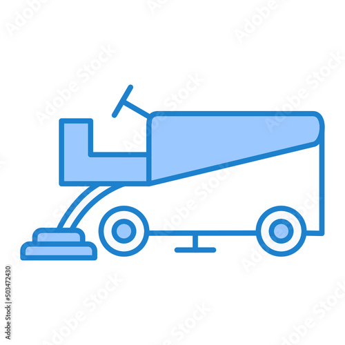 Ice Resurfacer Icon Design