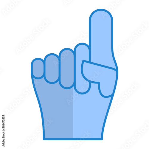 Foam Hand Icon Design