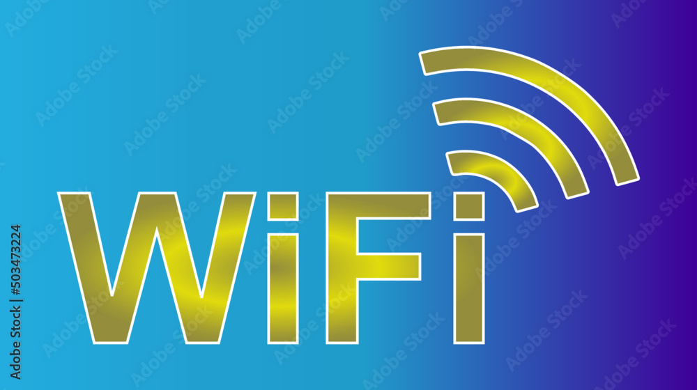 Wireless Network Symbol, Wifi sign for wireless connection, data transfer and communication	