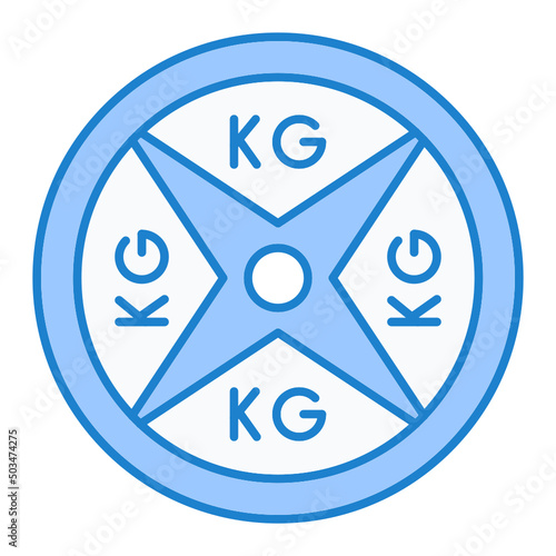 Weight Plates Icon Design
