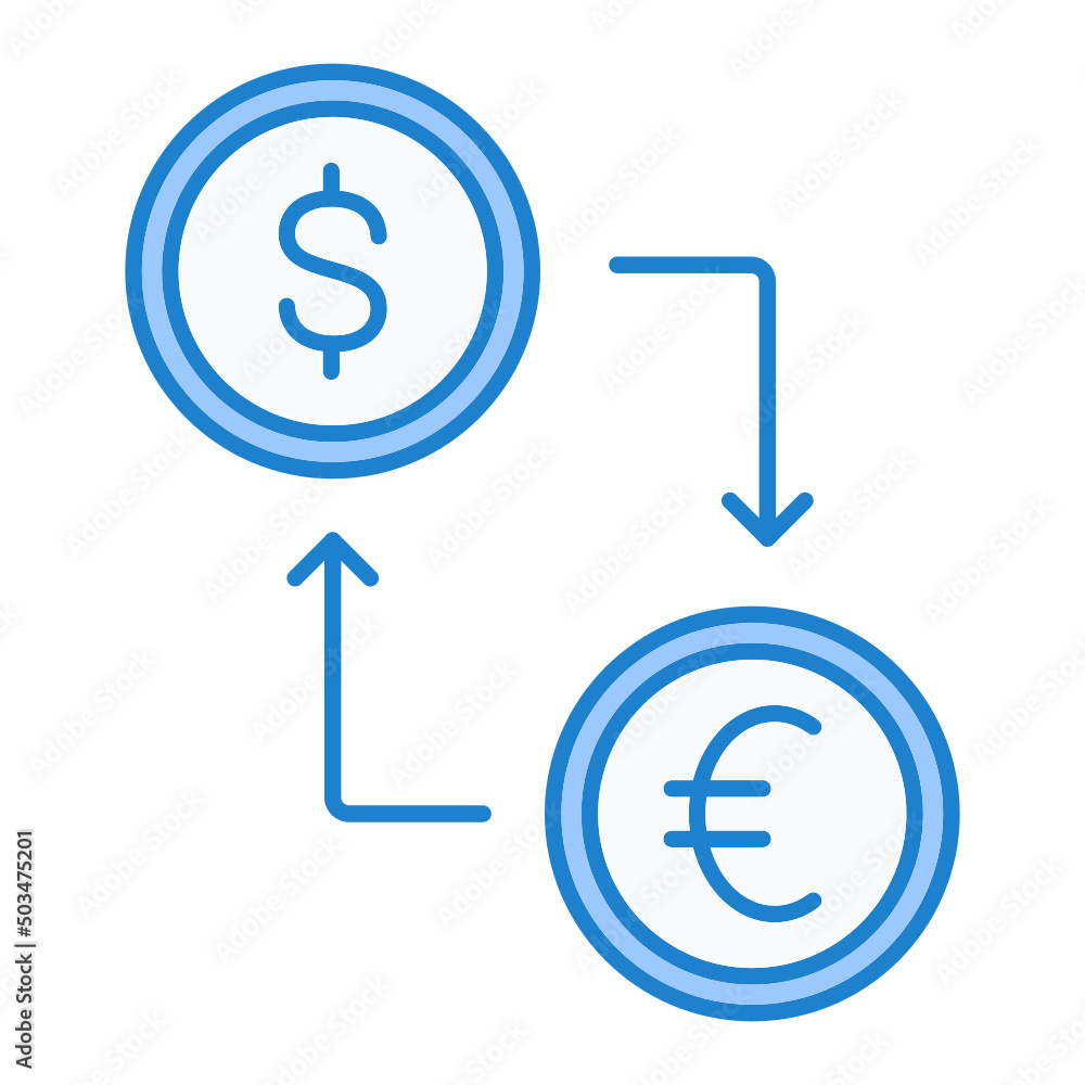 Currency Exchange Icon Design Currency Exchange Icon Design