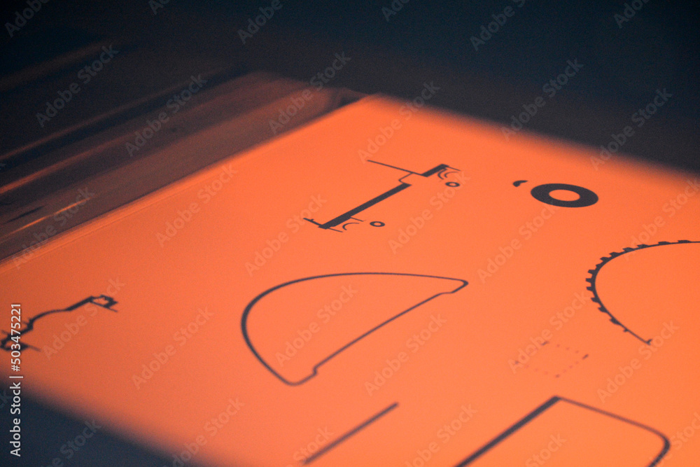 Industrial professional powder 3D printer printing process. Multi Jet