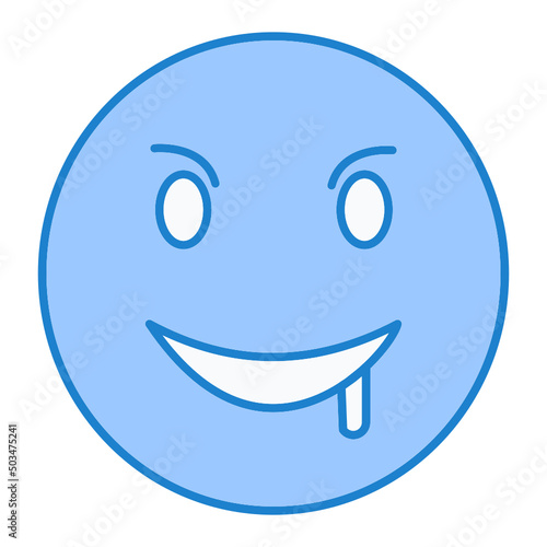 Drooling Emoji Icon Design