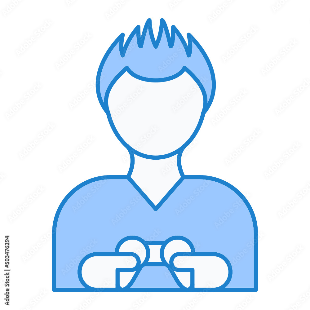 Gamer Boy Icon Design