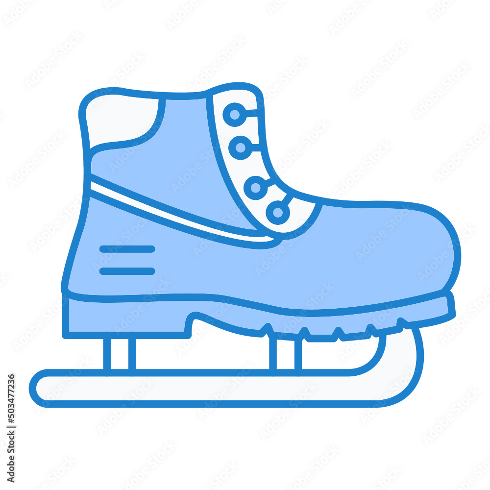 Ice Skate Icon Design