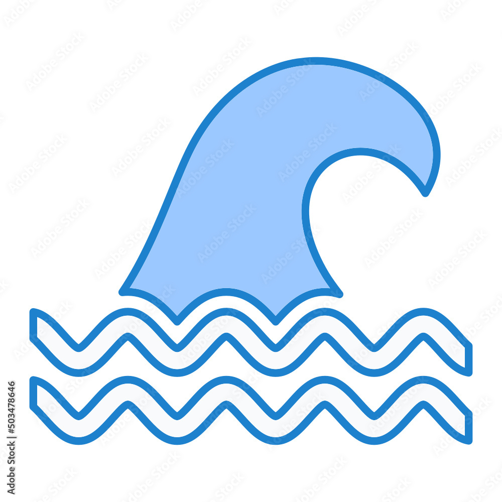 Obraz premium Wave Icon Design