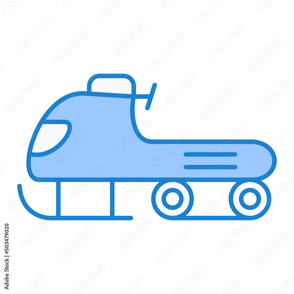 Snowmobile Icon Design Snowmobile Icon Design