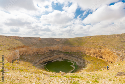 Çıralı Obruğu is in Akviran Plateau in the northwest of Yenikent Subdistrict in Karapınar district of Konya. photo