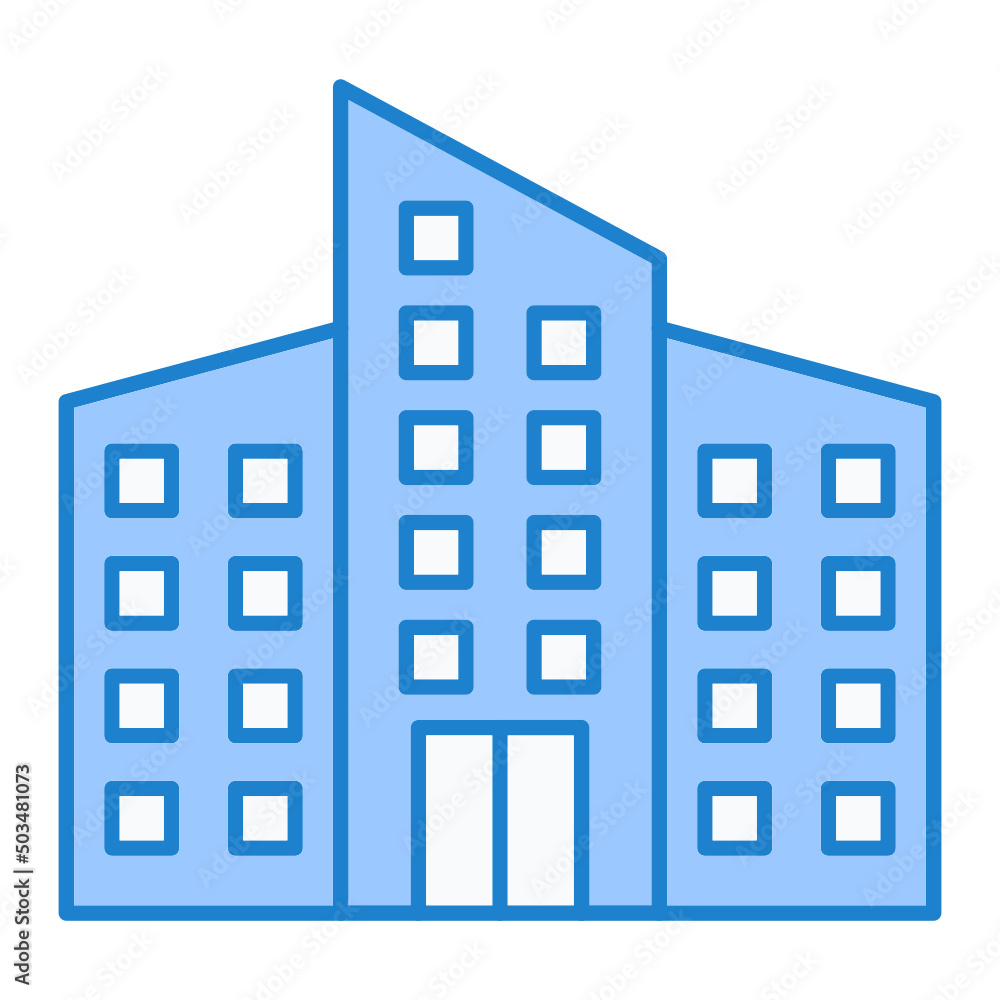 Office Building Icon Design