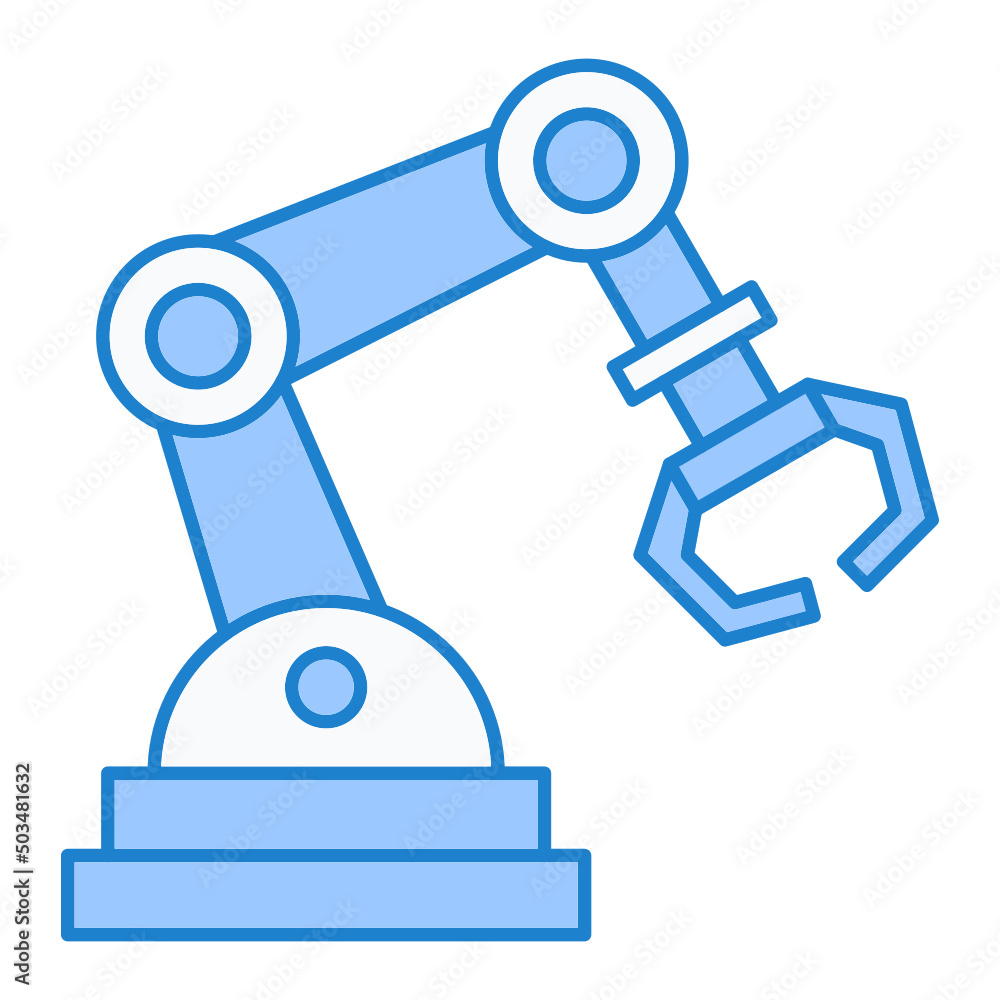 Robotic Arm Icon Design Robotic Arm Icon Design