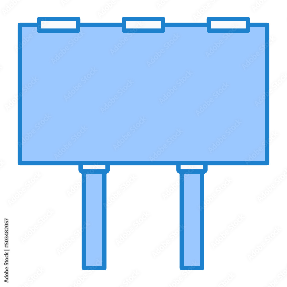 Fototapeta premium Bill Board Icon Design