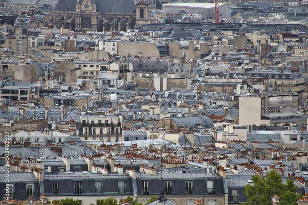 Fototapeta premium view of the town country
