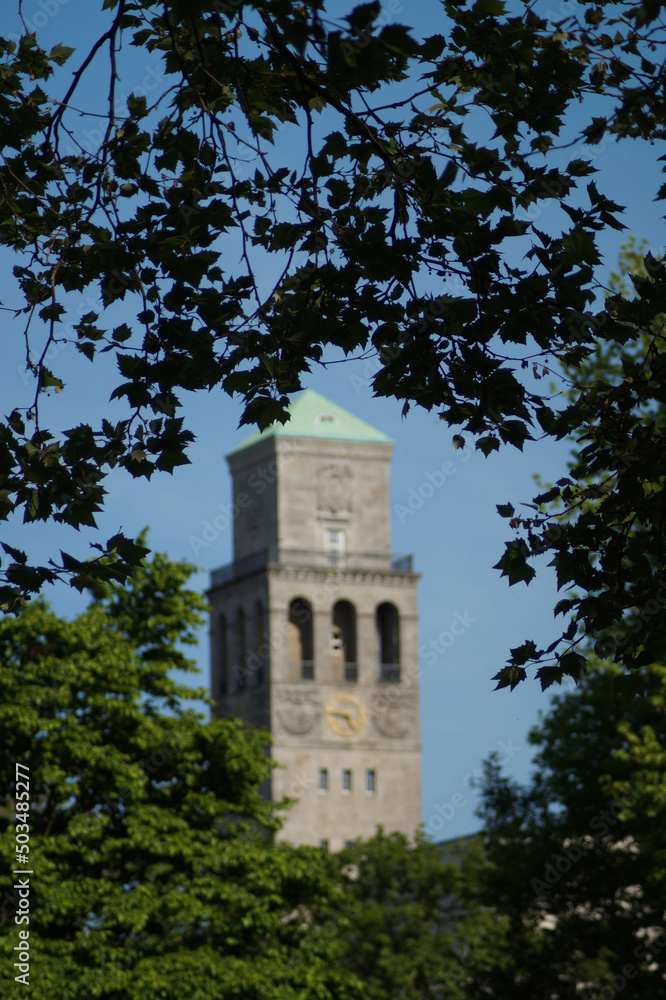 Rathausturm in Mülheim-Ruhr