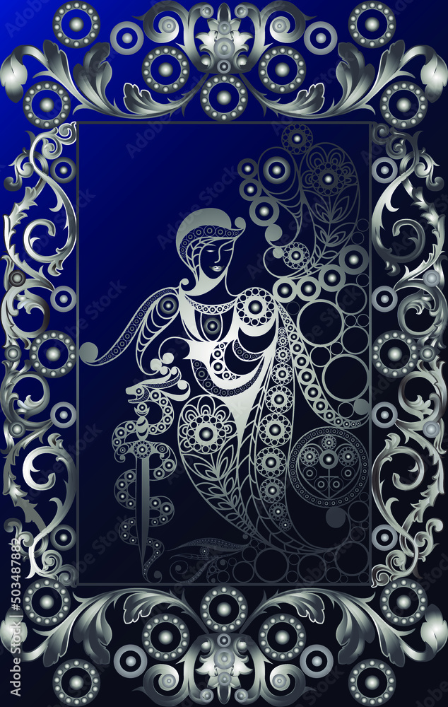 Graphic abstract design with occult tarot card. Suitable for invitation, flyer, sticker, poster, banner, card, label, cover, web. Vector illustration. Graphic abstract design with occult tarot card. Suitable for invitation, flyer, sticker, poster, banner, card, label, cover, web. Vector illustration.