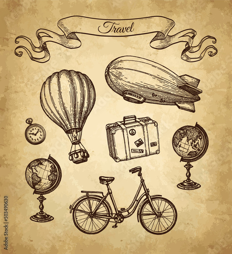 Vintage travel set.