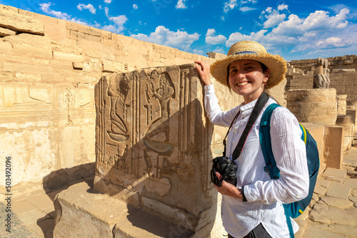 Quadro em tela Medinet Habu temple in Luxor