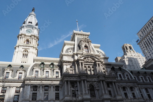 The famous city hall complex in Philadelphia.