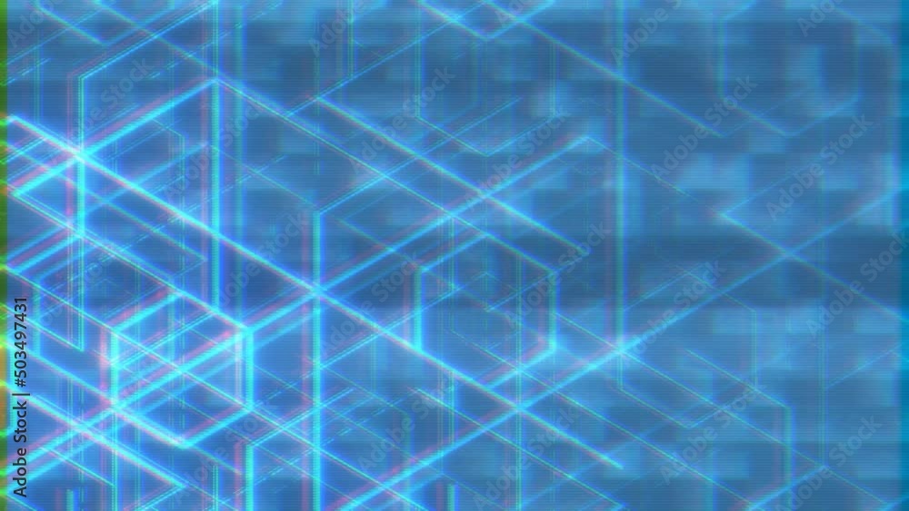 Glitch effect.Geometric design.Technical drawing background .Video animation HD 4K . Glitch effect.Geometric design.Technical drawing background .Video animation HD 4K .