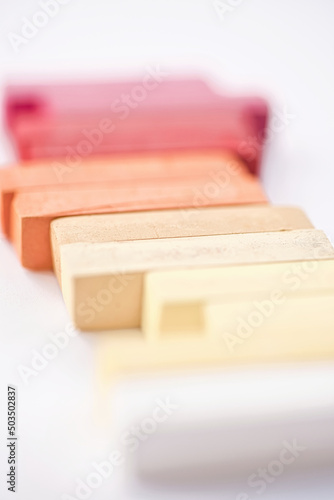 Colorful Soft Pastel art supplies for blendable, smooth drawing, illustration, and coloring