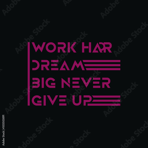 Work Har  typography t-shirt Premium Vector