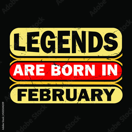  Legends are Born in May typography t-shirt Premium Vector