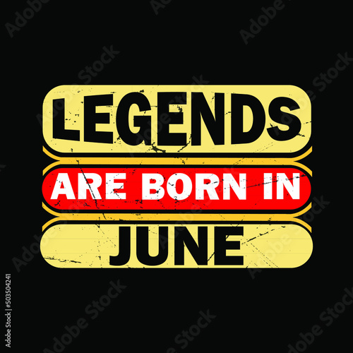  Legends are Born in May typography t-shirt Premium Vector