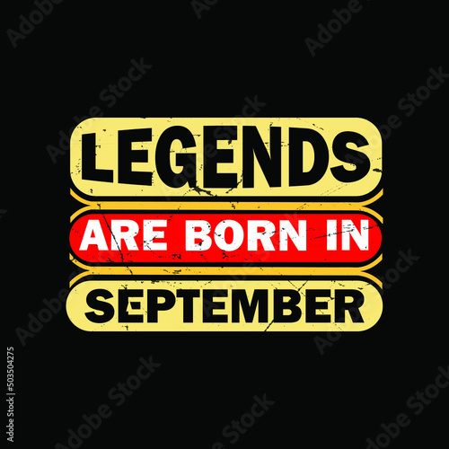  Legends are Born in May typography t-shirt Premium Vector