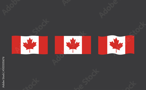 Free Download Flag of Canada. Canadian national symbol. Red maple leaf. - GFXLoad