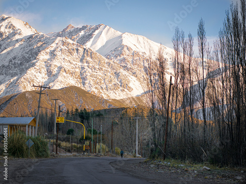 sunrise in the mountains