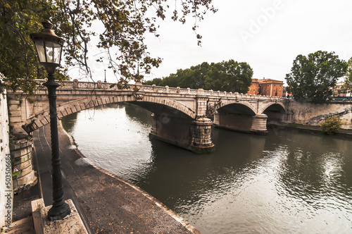 Ponte Sisto, this is the only Roman bridge built between the Ancient Roman age and the XIX century photo