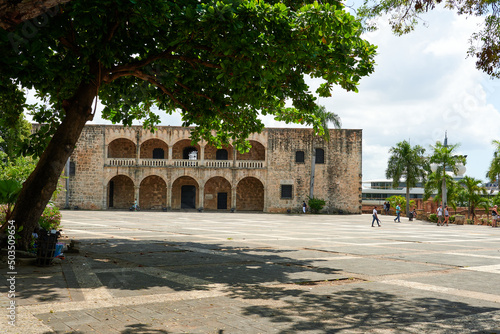View of Alcazar de Colón in Santo Domingo