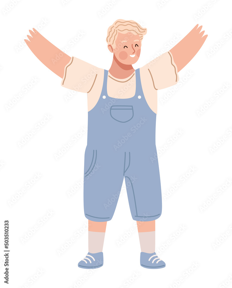blond little boy celebrating blond little boy celebrating