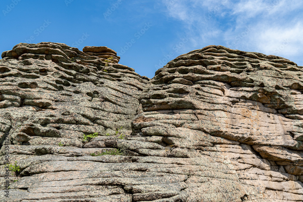 rocks in the mountains