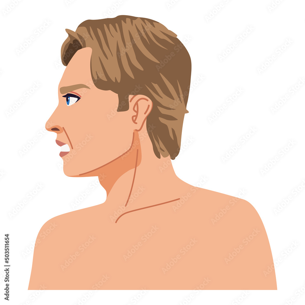 blond man naked profile blond man naked profile
