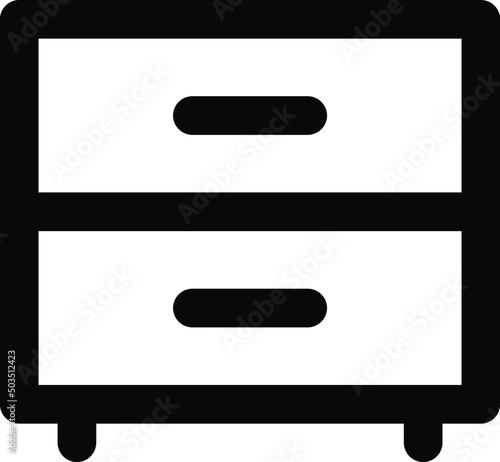 cabinet line icon 