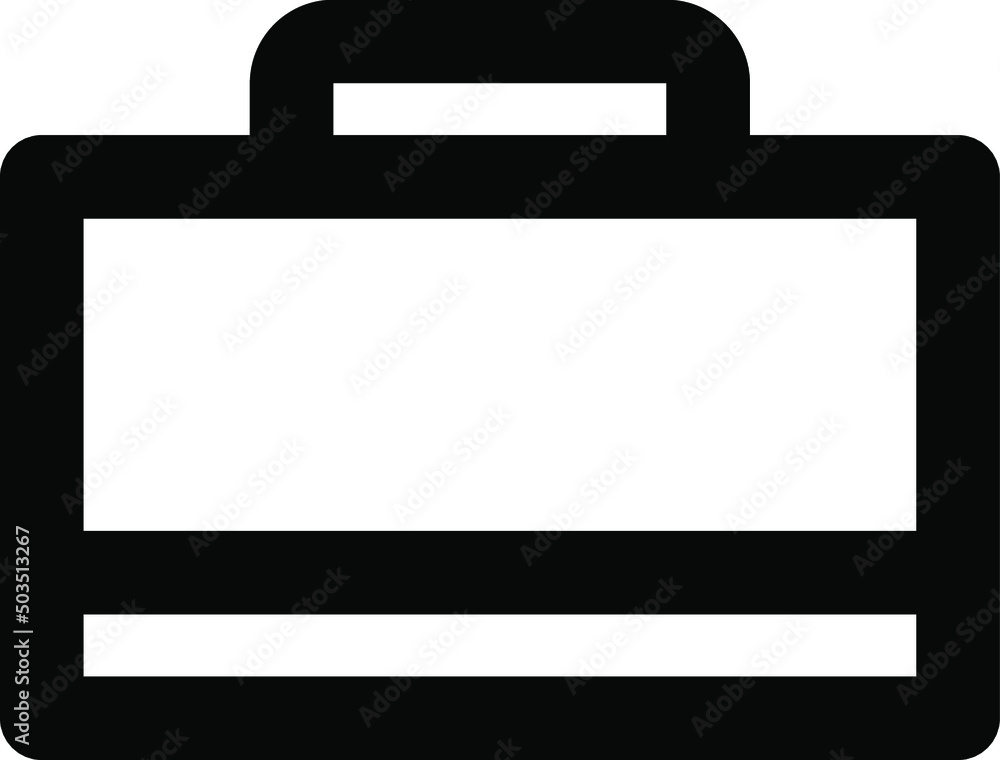 icon illustration of briefcase 
