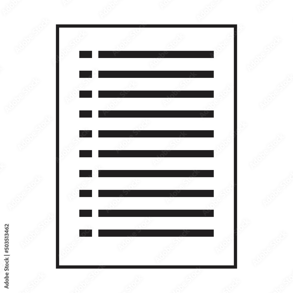Task icon vector for business file data and documentation report in a glyph illustration Task icon vector for business file data and documentation report in a glyph illustration