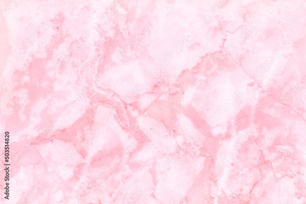 Pink marble texture background with high resolution, top view of natural tiles stone floor in luxury seamless glitter pattern for interior decoration.