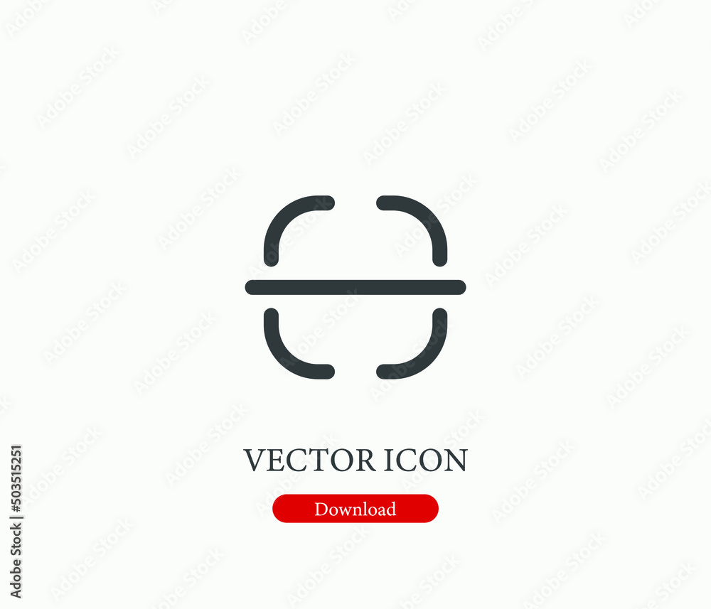 Side vector icon. Editable stroke. Symbol in Line Art Style for Design, Presentation, Website or Mobile Apps Elements, Logo. Shape symbol illustration. Pixel vector graphics - Vector Side vector icon. Editable stroke. Symbol in Line Art Style for Design, Presentation, Website or Mobile Apps Elements, Logo. Shape symbol illustration. Pixel vector graphics - Vector