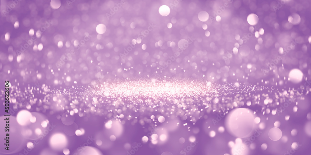 Festive glowing Background. Abstract Glitter Defocused Background With Blinking Stars and sparks.