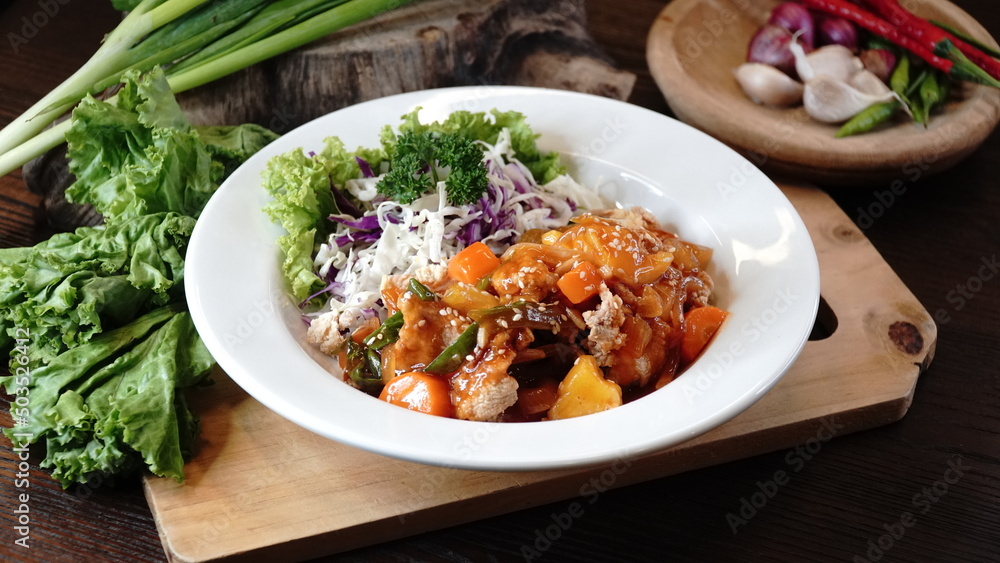 Deep Fried Carp Fish with Sour and Sweet Sauce Deep Fried Carp Fish with Sour and Sweet Sauce