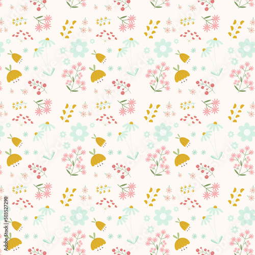 Romantic floral patterns