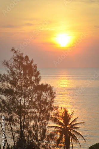 beach, sea and sun or sea background or sunset