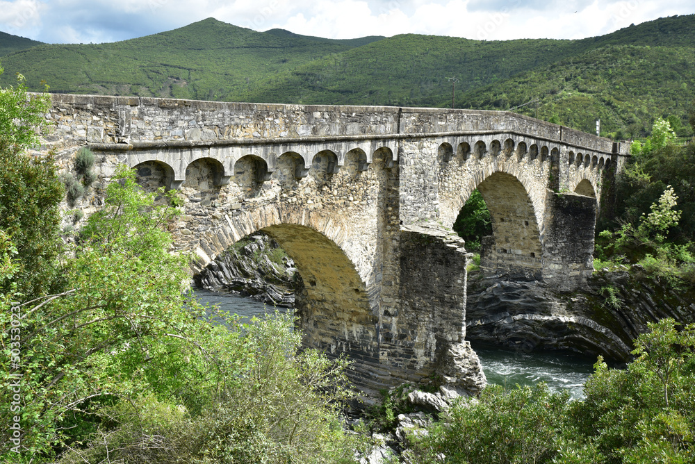 Pont génois d'Altiani. Corse