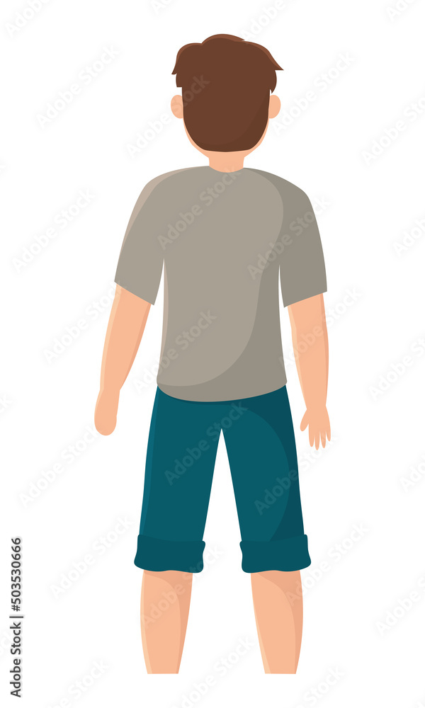 Isolated body father vector illustration