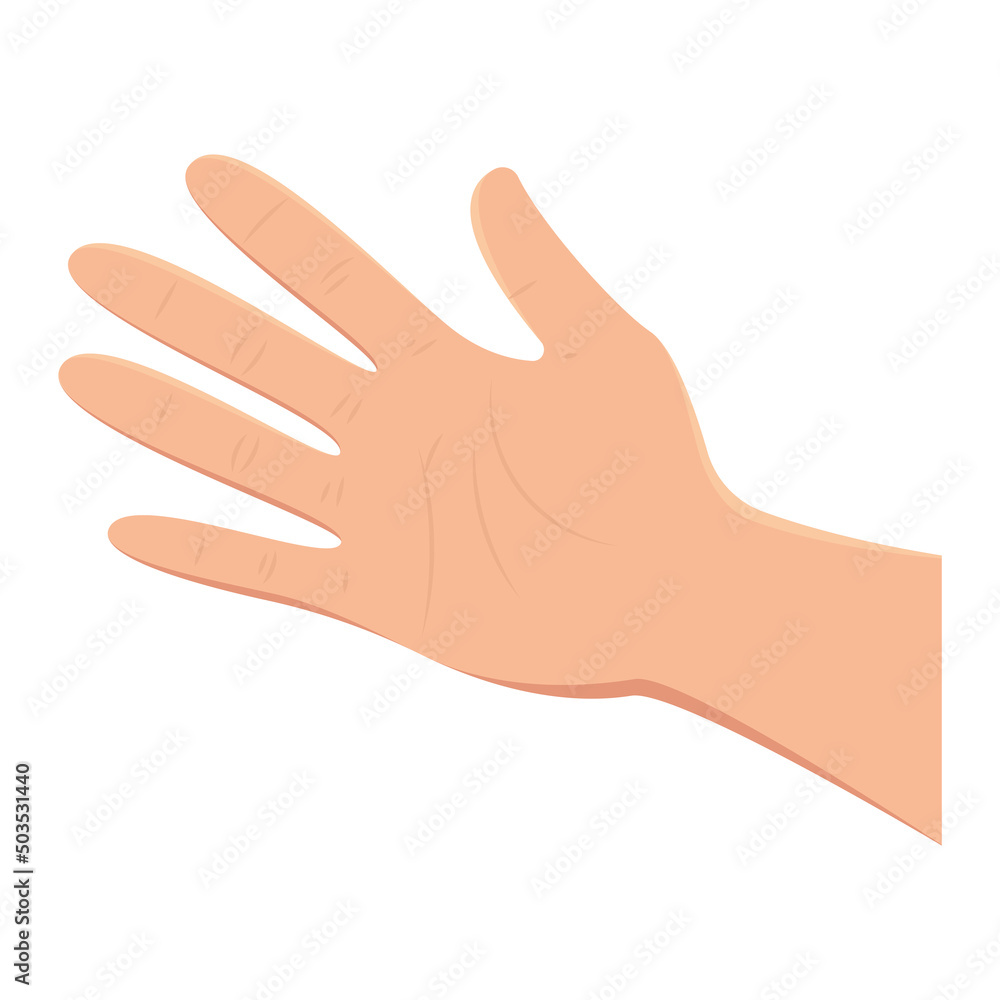 Isolated dad hands father vector illustration Isolated dad hands father vector illustration