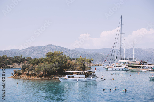 boats in the bay