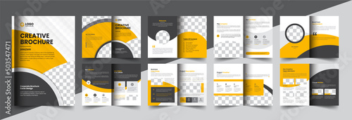 Corporate company profile brochure annual report booklet business proposal layout concept design